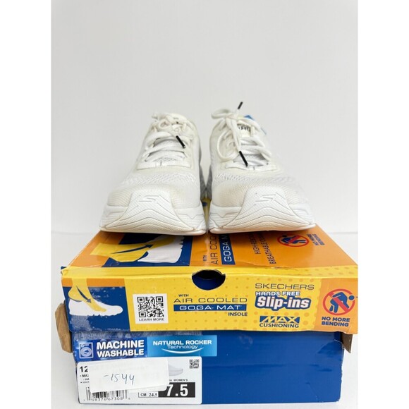 -1544 Skechers Air Cooled White Shoes-US 7.5 Womens - Picture 2 of 5